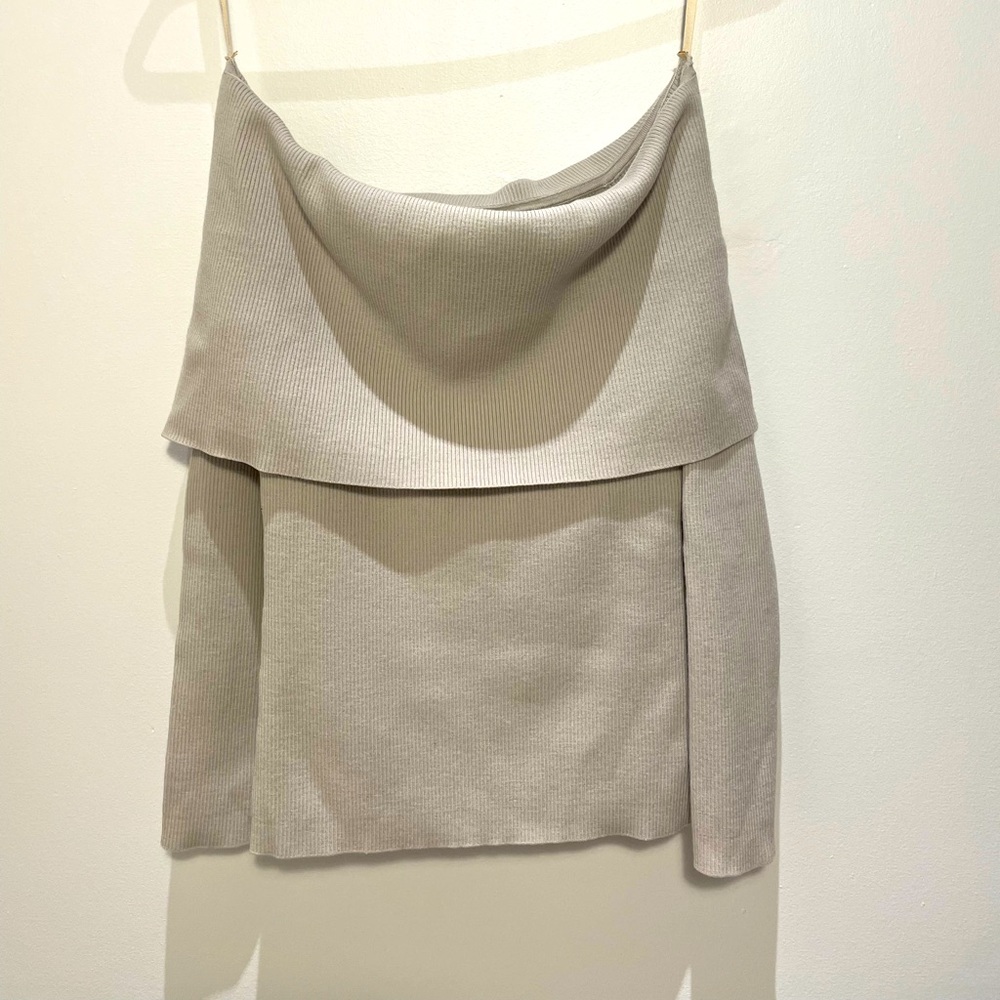 Wilfred off the shoulder ribbed sweater